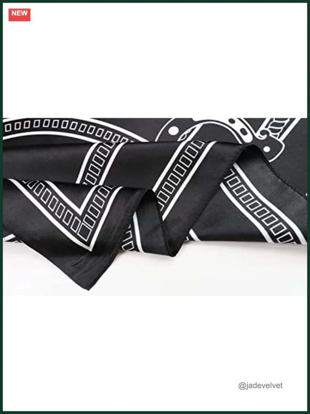 Satin Head Scarf for Women Silk Like Hair Wrap 35x35 Square Bandana